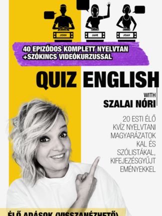 QUIZ ENGLISH - Élő játékos angol kvízekkel + 40 részes online kurzus